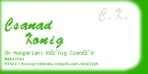 csanad konig business card